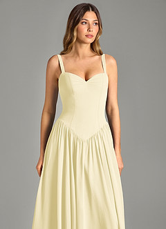 Azazie Evadina Suknie dla druhen Linia A Gorset Szyfon Do ziemi Sukienka image6