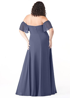 Azazie Sue Bridesmaid Dresses Stormy A-Line Off the Shoulder Chiffon Convertible Dress image9