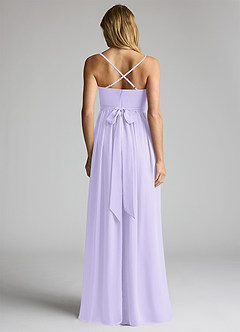Azazie Llana Maternity Bridesmaid Dresses A-Line Chiffon Floor-Length Dress image4
