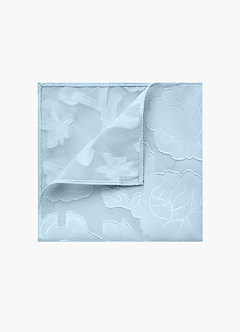 front Floral Burnout Pocket Square
