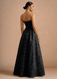 Robe Longue Noir Clementine image2