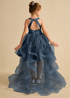 Azazie Julietta Flower Girl Dresses Neptune Ball-Gown Convertible Tulle Dress image1