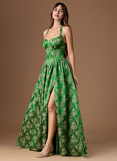 Robe Maxi Fleur Verte Remie image5
