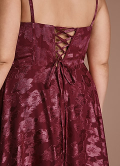 Sylvie Wine Midi Dress image11