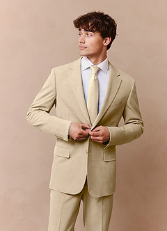front James Champagner Anzug