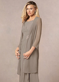 front Azazie Florida Chiffon Wrap