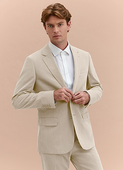 front William Creme Anzugjacke