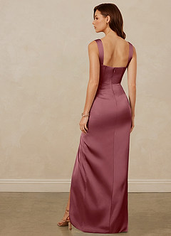 Christian Siriano Bridal for Azazie 1017 Bridesmaid Dresses Desert Rose Sheath Sweetheart Neckline Stretch Satin Dress image5