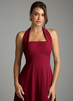 Azazie Tamira Suknie dla druhen Linia A Pofałdowany Szyfon Do ziemi Sukienka image6