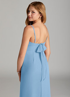 Azazie Mai Junior Klä av Tubklänning i Chiffong Plisserad image6