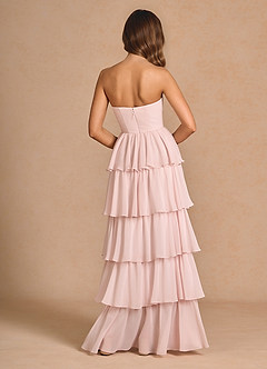 Kalista Powder Pink Maxi Dress image2