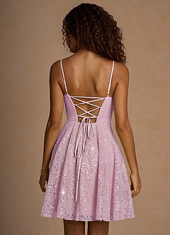 Xenia Pink Sequin Mini Dress image2