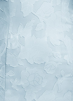 Azazie Flossie 신부의 어머니 드레스 A라인 주름진 쉬폰 플로어 길이 드레스 image8