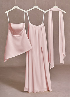 Alma Powder Pink Two-Piece Sets image7