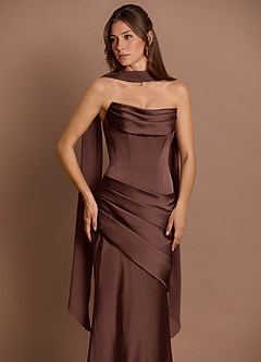 Vestido Moca Coco Largo Pelagia image6