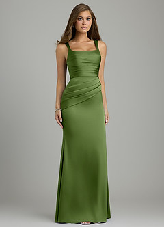 Azazie Vada Bridesmaid Dresses Juniper Mermaid Corset Stretch Satin Dress image4