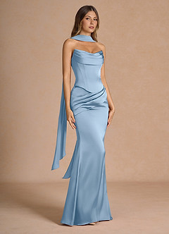 Sorrel Haze Blue Corset Two-Piece Sets image4