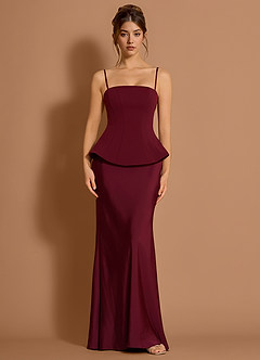 Zeraya Wine Maxi Dress image2