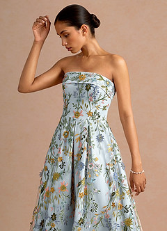 Abito Lungo Cielo Blu Evangeline image5