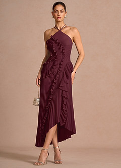 Hatsu Wine Maxi Dress image3