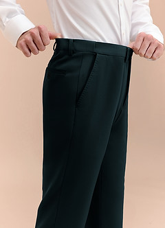 front James Bleu Marine Pantalon habillé