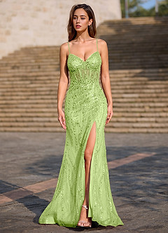 Dazzle Sauge Robe de bal sirène image5