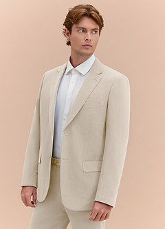 front William Creme Anzugjacke