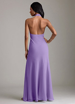 Azazie Lorena Bridesmaid Dresses Tahiti Mermaid Pleated Chiffon Dress image2