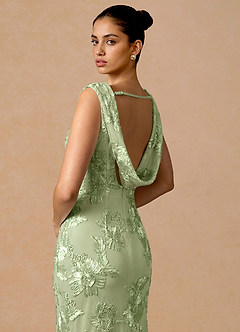 Elowis Light Green Maxi Dress image6