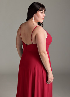 Azazie Akita Bridesmaid Dresses Scarlet A-Line Chiffon Dress image11