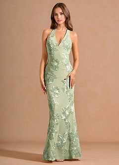 Dulcie Light Green Maxi Dress image3
