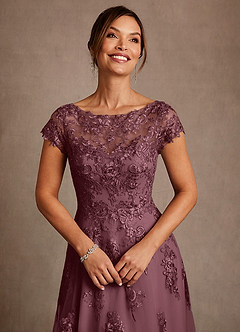 Azazie Jolanda vestidos de madre de la novia Vestido de Sangrado de Encaje de Corte en A image5