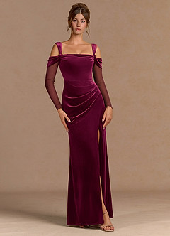 Taliyah Wine Maxi Dress image3
