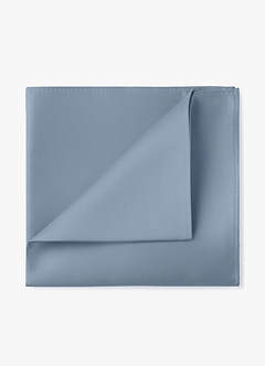 front Matte Satin Skinny Tie and Pocket Square Set