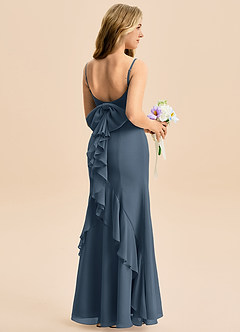 Azazie Lioren Junior Robe Sirène en Mousseline de soie Arc Neptune image1