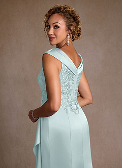 Azazie Santa Monica vestidos de madre de la novia Vestido de Neblina de Encaje de Corte en A image6