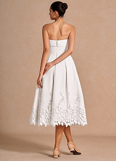 Vestido Blanco Midi Tovira image2