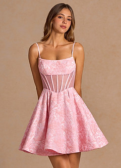 Imogen Multi Rosa Mini abito image5