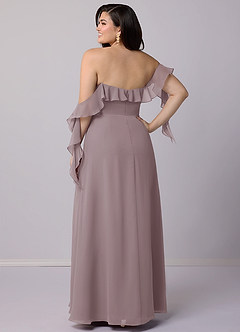 Barbie ♥ Azazie Bridesmaid Dresses Dusk A-Line Off the Shoulder Chiffon Convertible Dress image12