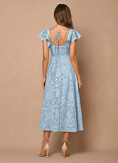 Talia Sky Blue Midi Dress image2