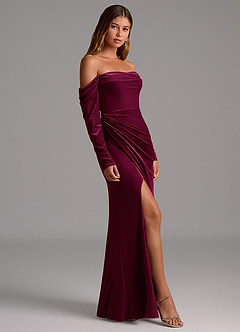 Meredith Wine Maxi Dress image5