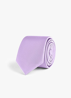 front Stretch Satin Skinny Tie