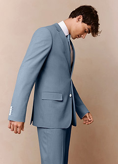front James Bleu Poussiéreux veste de costume