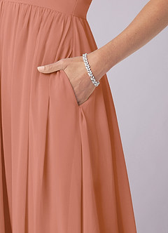 Barbie ♥ Azazie Bridesmaid Dresses MAI TAI A-Line Corset Chiffon Dress image8