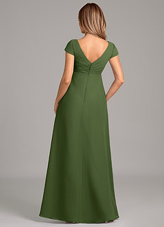 Azazie Allessia Final Sale A-Line Pleated Chiffon Floor-Length Dress image2