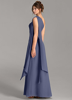 Azazie Ayra Bridesmaid Dresses Stormy A-Line One Shoulder Chiffon Dress image2