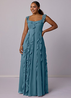 Barbie ♥ Azazie Bridesmaid Dresses Bermuda A-Line with Pockets Chiffon Dress image9