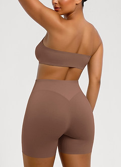 front High Waist Tummy Control Seamless Shapewear Shorts