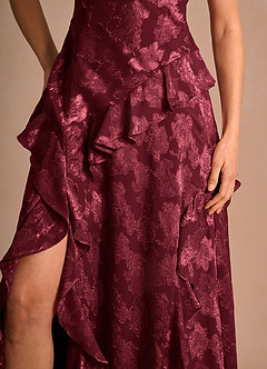Sloane Wine Maxi Dress image7