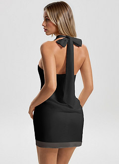 Phoenix Black Mini Dress image5